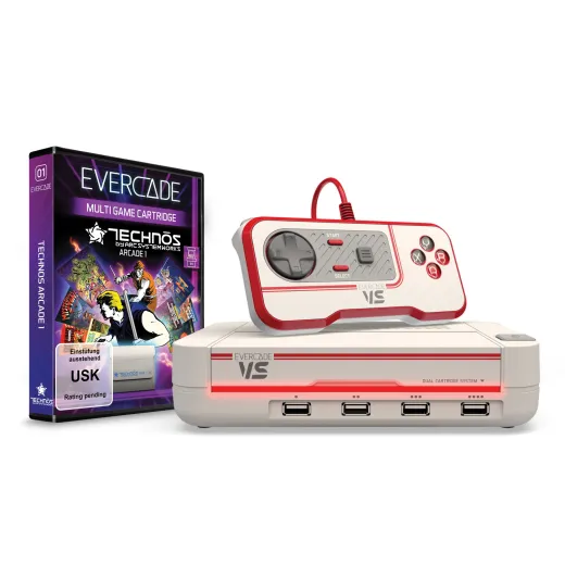 Blaze Evercade VS (White) [Starter Pack - inkl. 1 Vol]