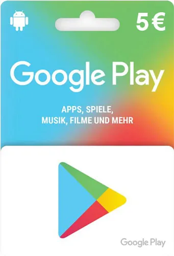 Google Play Guthaben (5 Euro) [Code]