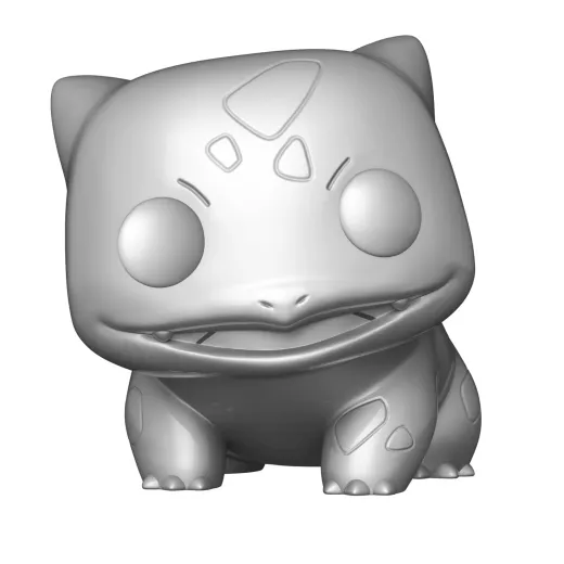 #454 - Pokémon "Bisasam" 25th Anniversary 10" Funko POP! Figur (Silver Metallic) *beschädigte Verpackung*