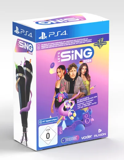 Let's Sing 2024 "German Version" [+ 2 Mikros] {PlayStation 4}