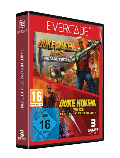 Blaze Evercade "Duke Nukem Collection 1" Cartridge [R33]