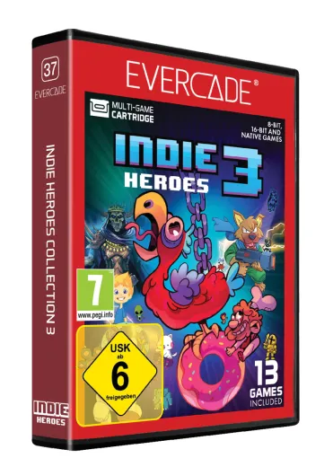 Blaze Evercade "Indie Heroes Collection 3" Cartridge [R37]