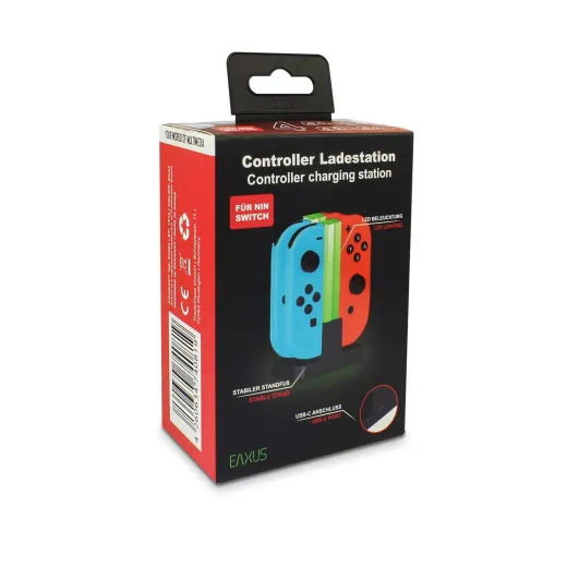Nintendo Switch - LED-Ladestation (Halterung für 4 Joy-Con Controller)
