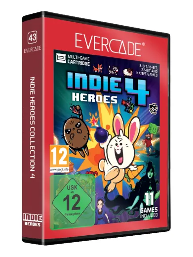Blaze Evercade "Indie Heroes Collection 4" Cartridge [R43]
