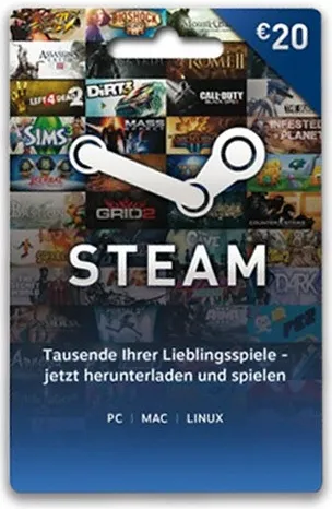 Steam Guthaben (20 Euro) [Code]