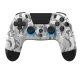 Gioteck VX4+ Wireless RGB Premium Controller (programmierbare "Back" Buttons) [Weiss Camouflage] {PlayStation 4 / PC}