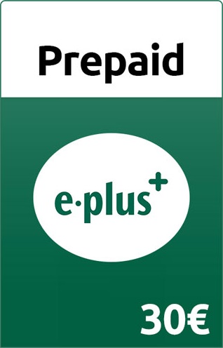 [30 Prepaid Euro] E-Plus Guthaben