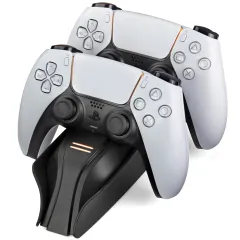 snakebyte - TWIN:CHARGE 5™ [schwarz] (Ladestation für 2 DualSense Controller)
