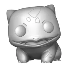 #454 - Pokémon "Bisasam" 25th Anniversary 10" Funko POP! Figur (Silver Metallic)