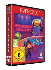 Blaze Evercade "Goodboy Galaxy / Witch n'Wiz" Cartridge [R35]