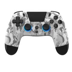 Gioteck VX4+ Wireless RGB Premium Controller (programmierbare "Back" Buttons) [Weiss Camouflage] {PlayStation 4 / PC}