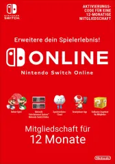 Nintendo Online Mitgliedschaft (12 Monate) [Code]